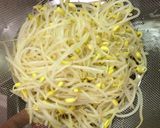 豆苗と大豆もやしのキムチ作り方3写真