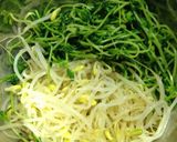 豆苗と大豆もやしのキムチ作り方6写真
