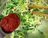 豆苗と大豆もやしのキムチ作り方8写真
