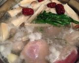 本格！圧力鍋！手羽元で！米が硬い参鶏湯作り方5写真