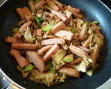 【簡単おかず】スパムときのこのカレー炒め作り方6写真