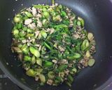山菜☆ウドと豚肉の炒め物作り方7写真