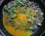 昭和の節約料理♪肉オムレツ・母の味作り方3写真