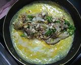 昭和の節約料理♪肉オムレツ・母の味作り方4写真