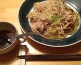 ポン酢で食べる・鶏ダシ塩焼きそば作り方7写真