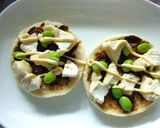 カマンベール×枝豆の海苔わさびトースト作り方4写真