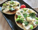 カマンベール×枝豆の海苔わさびトースト作り方5写真