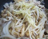 そうめんにのっけて=豚生姜焼風薬味=作り方3写真