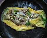 昭和の節約料理♪肉オムレツ・母の味作り方5写真