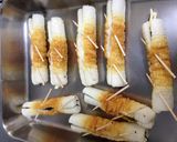 ワカメとひじき入りチーズちくわの磯辺揚げ作り方2写真