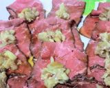ローストビーフのミョウガ添え　さっぱり♪作り方3写真