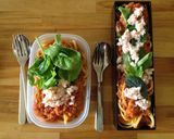 カニとトマトソースのパスタ作り方11写真