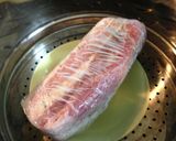 塊の豚バラで蒸し豚作り方3写真