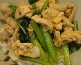 豚＆小松菜のピリ辛丼作り方4写真