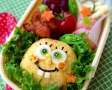まんまる〜♡なスポンジボブ♪キャラ弁作り方8写真