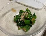 ほうれん草とオクラの鰹節おひたし作り方9写真