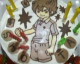 バースデーケーキ☆キャラデコ編作り方11写真