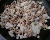 ＊厚揚げのひき肉カレー煮＊作り方3写真