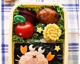 夏に♪カニさんおにぎり＊キャラ弁作り方6写真