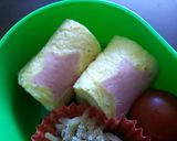 模様入り薄焼きたまご◎チーズ巻きver作り方6写真
