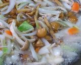 野菜たっぷり！あんかけうどんだワン作り方6写真