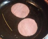 お弁当に☆薄焼き卵とハムのお花❀作り方4写真