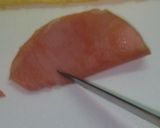 お弁当に☆薄焼き卵とハムのお花❀作り方10写真