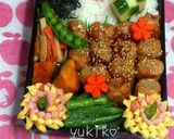 お弁当に☆薄焼き卵とハムのお花❀作り方14写真