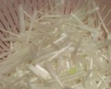 ササミとねぎとザーサイのごま油和え作り方3写真