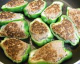 ちょっぴりスパイシー★洋風ピーマン肉詰め作り方9写真