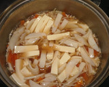 蒲鉾とエノキと豆腐の卵とじ作り方5写真
