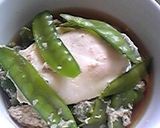 さやえんどうと玉子の煮物？作り方6写真