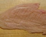 ささ身の梅チーズ巻き☆うまうまソースがけ作り方1写真