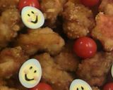 運動会のお弁当★鶏の唐揚げ&さんま煮物作り方2写真