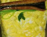 穴子入り♧三つ葉の卵焼き作り方2写真