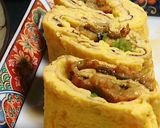 穴子入り♧三つ葉の卵焼き作り方5写真