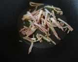 おかひじきときのこの炒めもの作り方5写真