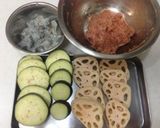 はさみ揚げ(蓮根、茄子、ズッキーニ)作り方4写真