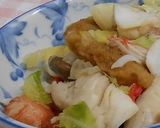✿甘汐鱈とさつま揚げと白菜の煮物作り方5写真