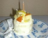誕生日に♥マッシュポテトでケーキ風作り方5写真