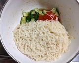 夏にお勧め！あっさりサラダ素麺作り方6写真