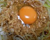 流水麺で冷やし納豆・なめ茸・卵入りそば作り方10写真
