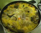 甘酒でやわらか牛肉のすきやき皿作り方7写真