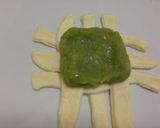 編込み成形で四角いうぐいすあんぱん作り方6写真