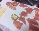 板わかめで挟んで揚げた ささみチーズカツ作り方2写真