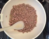 豚ひき肉とレタスのホットサラダ作り方4写真