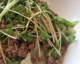 豚ひき肉とレタスのホットサラダ作り方8写真