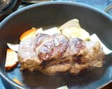 お洒落な煮牛 赤ワインソース作り方2写真