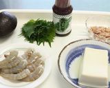 海老とアボカドの豆腐プディング作り方1写真