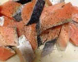 簡単和食！鮭の柚子マヨソース作り方1写真